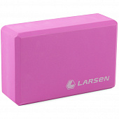 Блок для йоги Larsen EVA YB-01 фиолетовый 22х15,2х7,6см 