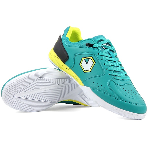 Бутсы футбольные (футзалки) Larsen Inferno indoor 220751 Turquoise/Lime 