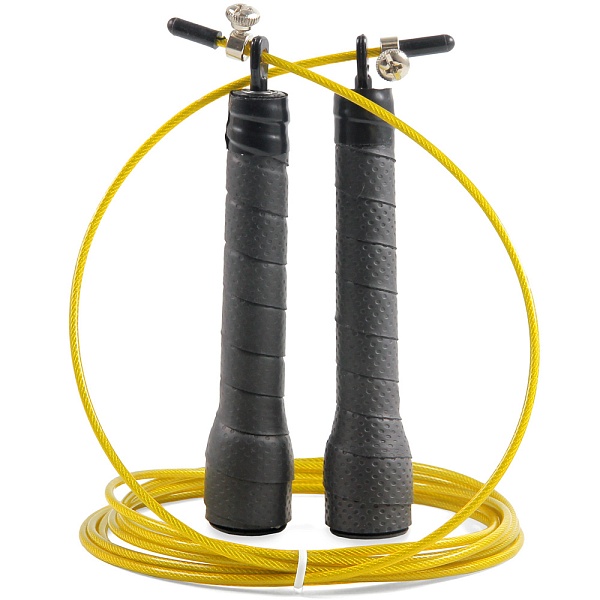 Скакалка скоростная для кроссфита Harper Gym Pro Series NT35031, ручки полиуретан, 300 см 